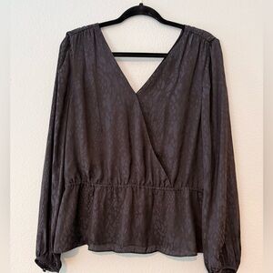 Banana Republic Midnight Blue Patterned Snake print design - Size M